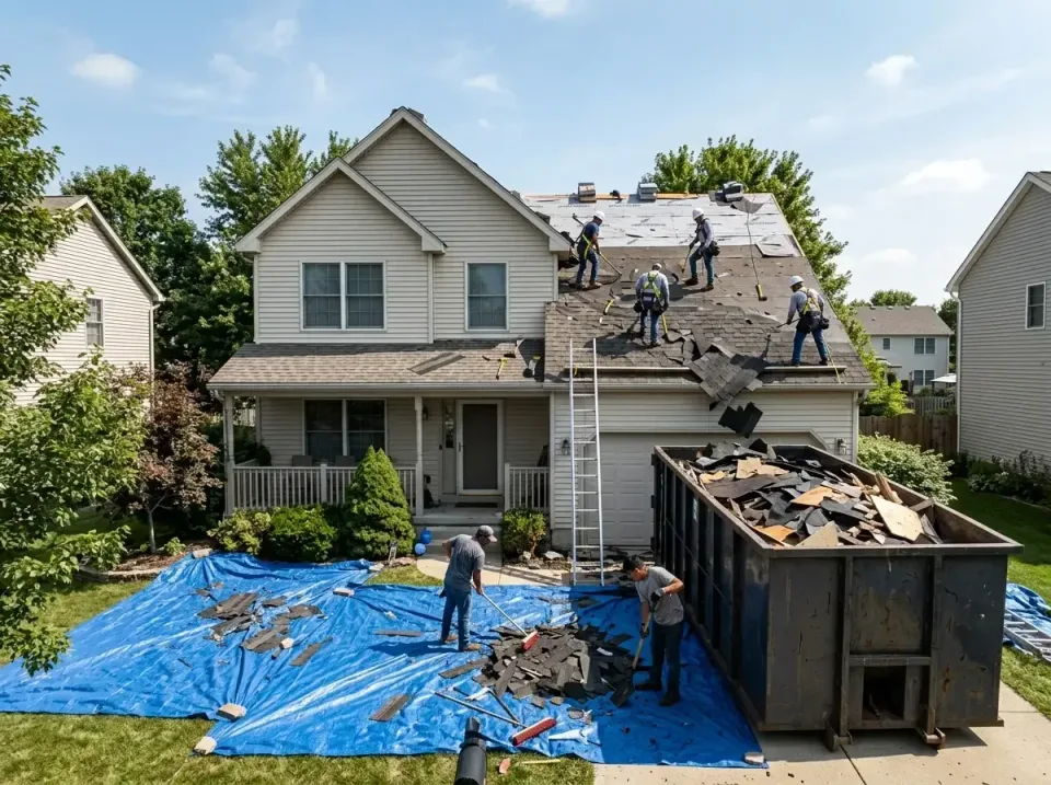 roof-replacement-debris-remova-004 — frequently asked questions, Cheapest Dumpster Rentals in Cleveland Heights, OH